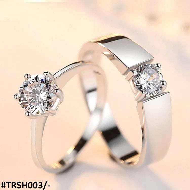 Trendy Couple Rings Adjustable