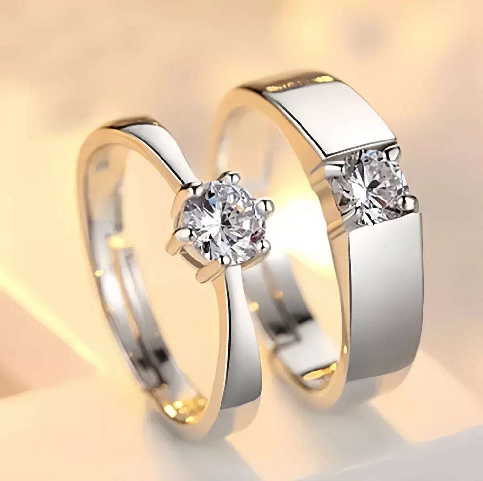 Couple Rings -A Special Gift For Your Loved One  Set of 2